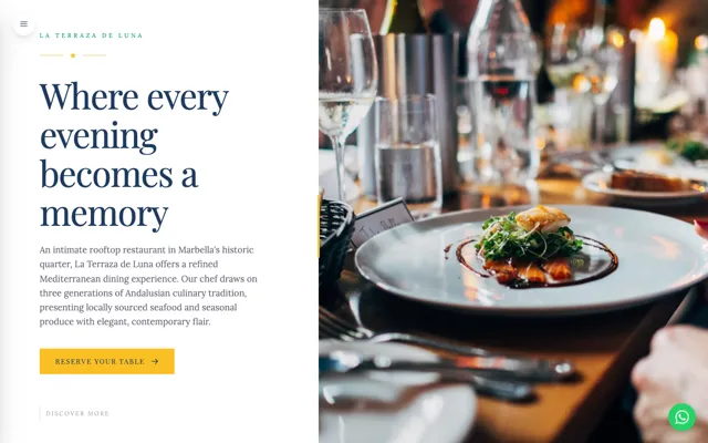 Screenshot of La Terraza de Luna